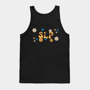 SLP Speech Language Pathologist Daisy Tank Top